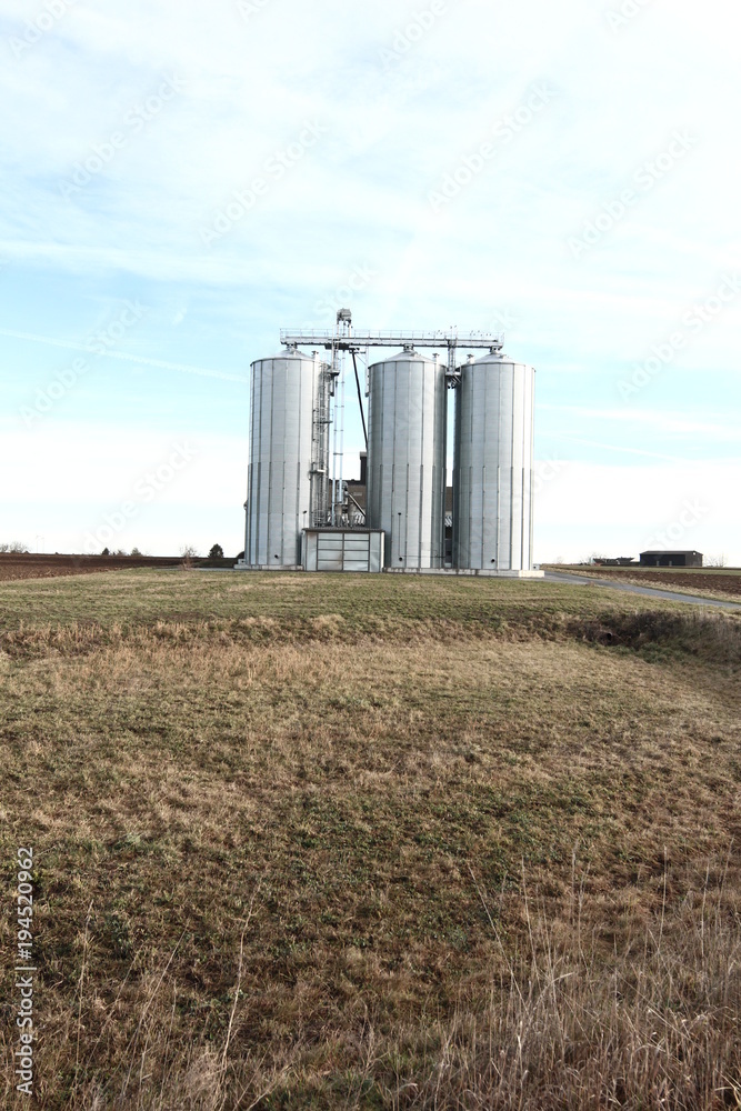 3 grain silos 3 grain silos