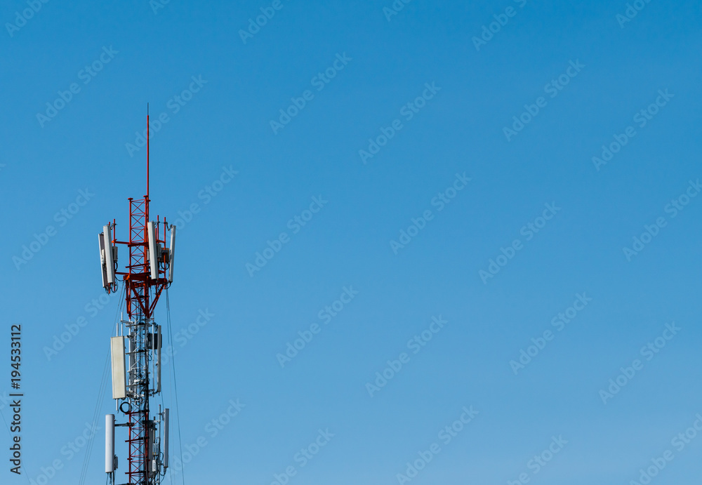 Communication tower with multiple antenna mount in different postion to provide the most coverage signal transmission Communication tower with multiple antenna mount in different postion to provide the most coverage signal transmission
