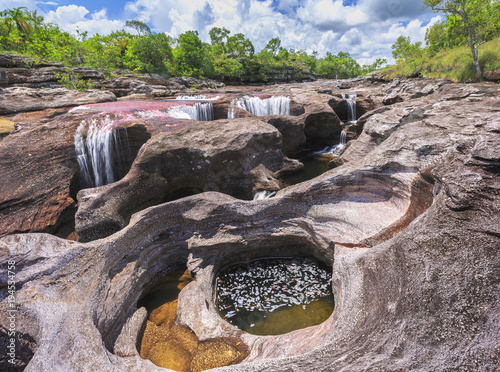 Cano Cristales (River of five colors), La Macarena, Meta, Colombia photo