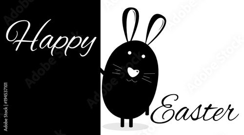 Frohe Ostern Hase Karte