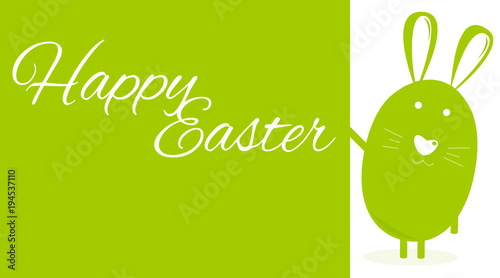 Frohe Ostern Hase Karte