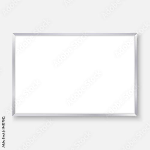 empty whiteboard with color markers, white board background 