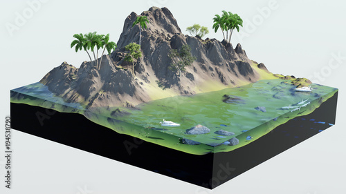 Wallpaper Mural 3D landscape Torontodigital.ca