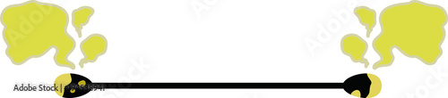 Odor black cotton swab