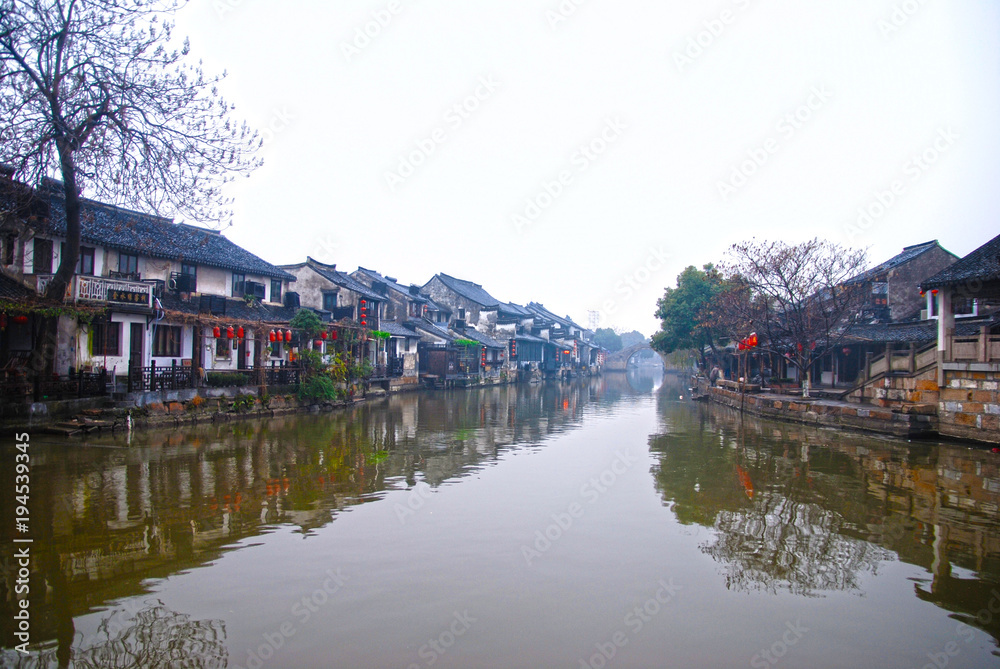 中国の古鎮・西塘の風景