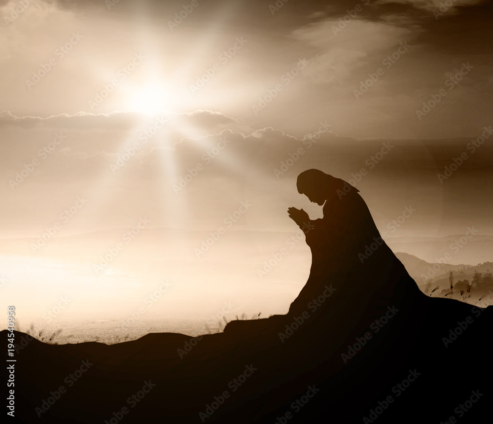Jesus Christ Praying Wallpaper