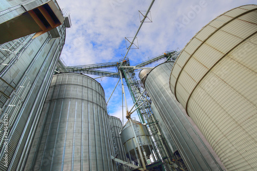 Agricultural Silos in Ontario, Canada