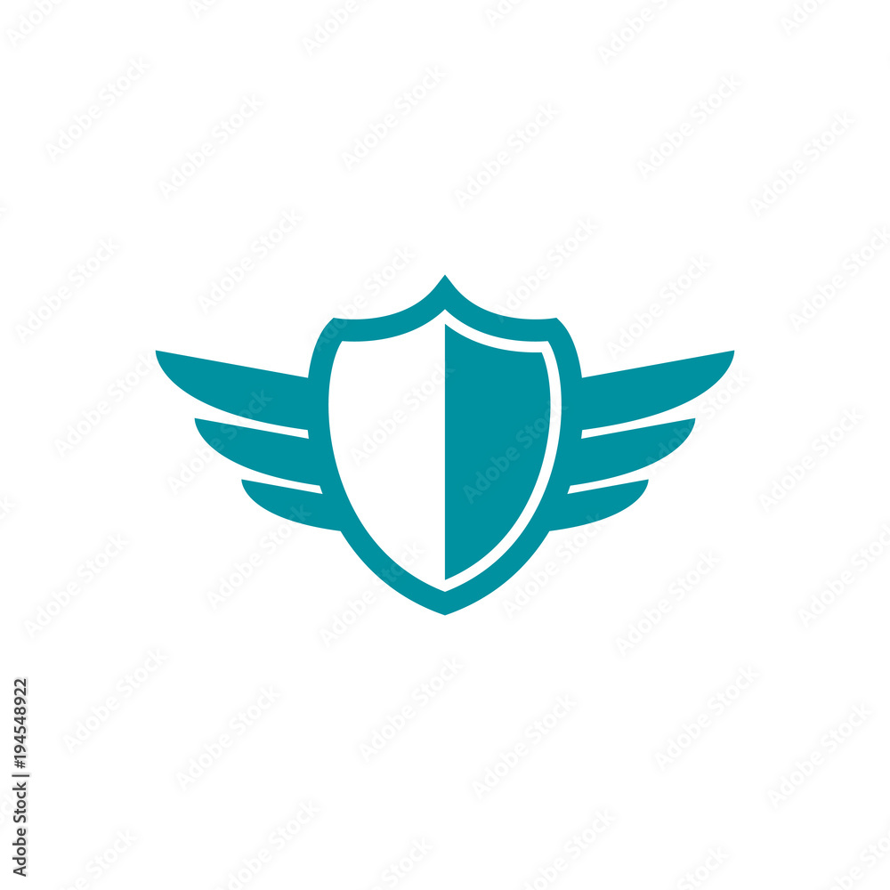 shield with wing logo design, shield with wing icon, logo design template, symbol for company shield with wing logo design, shield with wing icon, logo design template, symbol for company