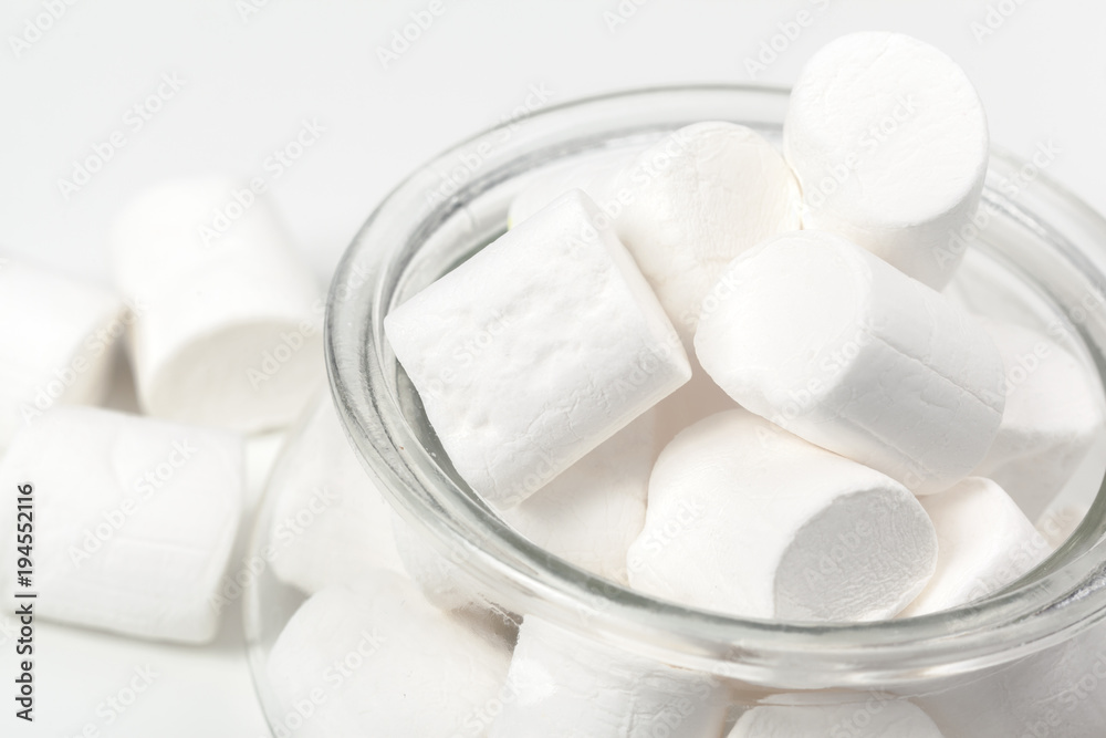 Fluffy white marshmallow