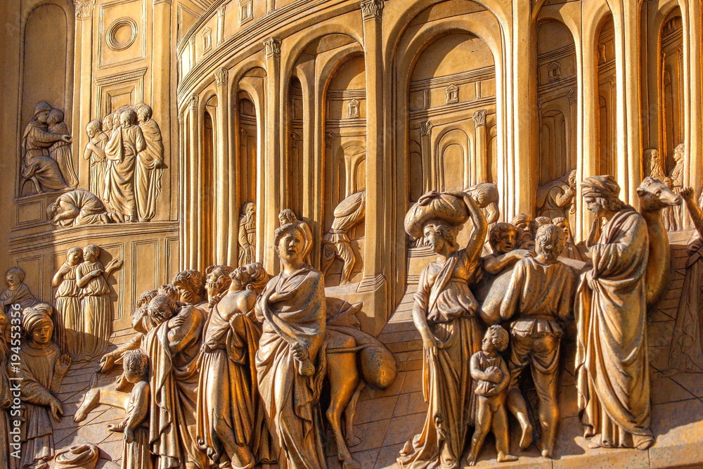 サン・ジョヴァンニ洗礼堂天国の扉 Stock Photo Adobe Stock