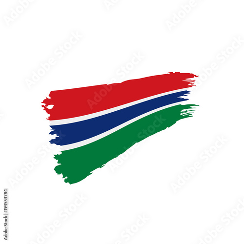 Free Download Gambia flag, vector illustration - GFXLoad