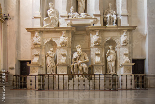 San Pietro in Vincoli in Rome, Italy