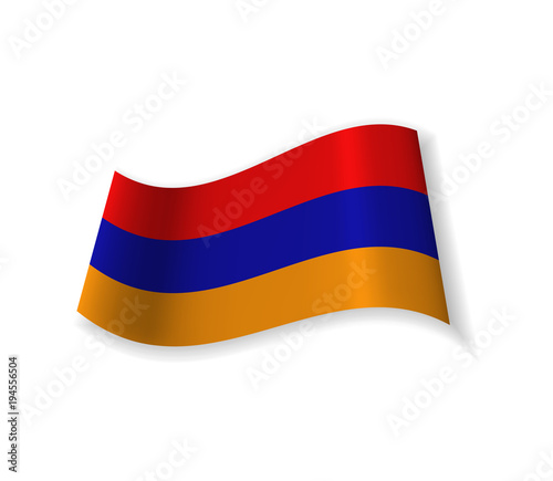 The Flag Of Armenia. The border of Europe and Asia. National symbol. Vector illustration. Free Download The Flag Of Armenia. The border of Europe and Asia. National symbol. Vector illustration. - GFXLoad