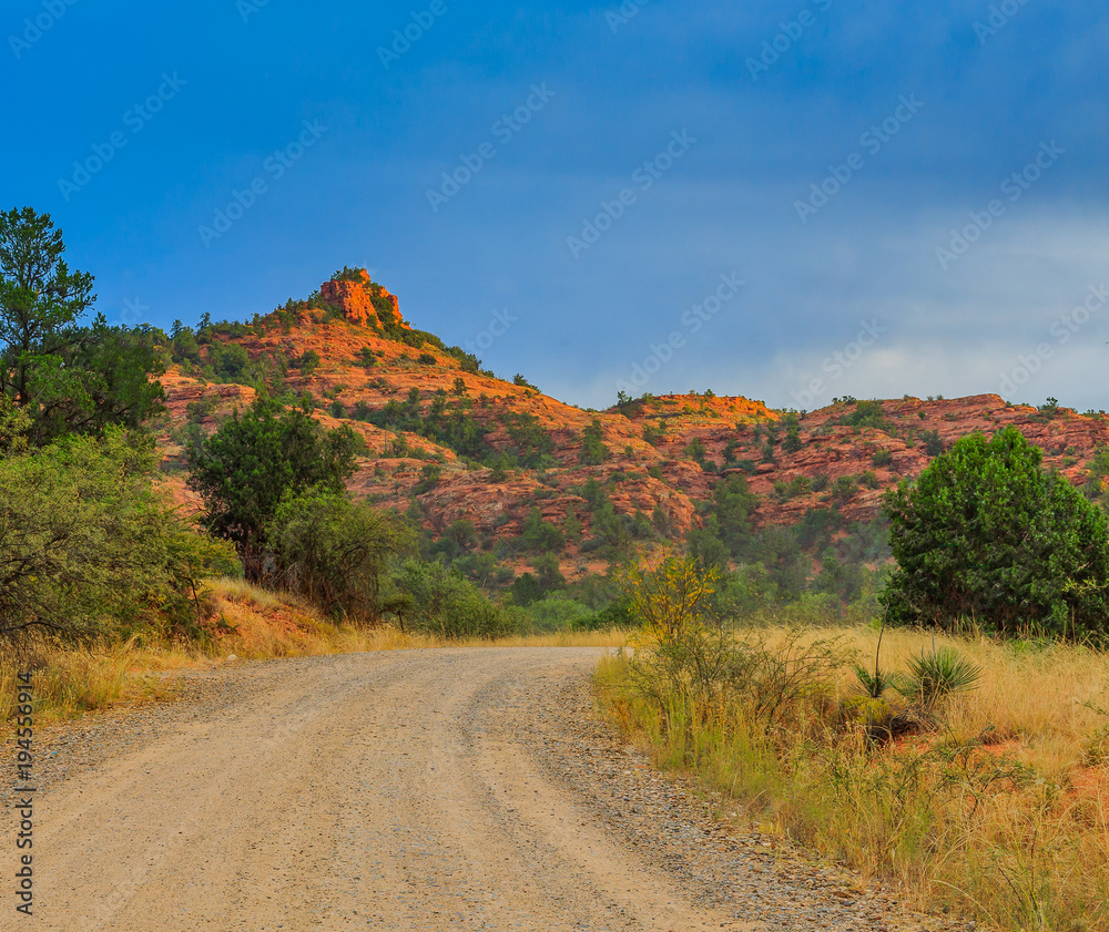 Spiritual Sedona Arizona red rock formations blue sky beauty