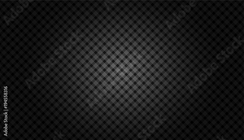 Black lighting background with mirror diagonal stripes. Vector abstract background