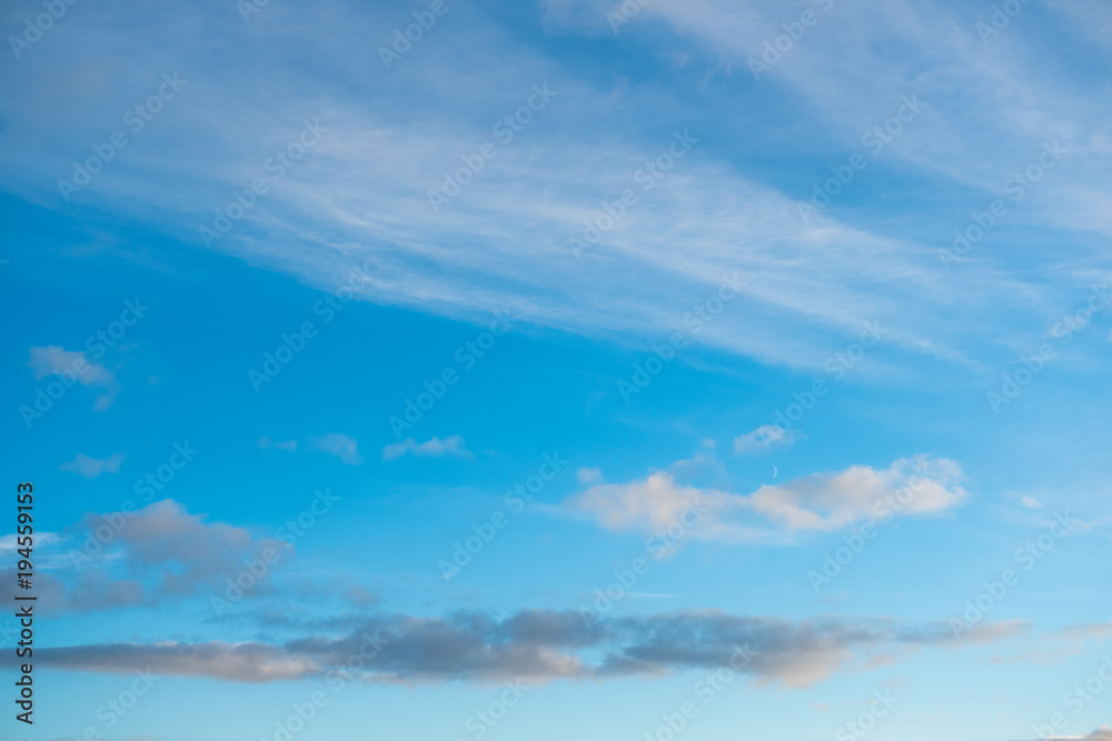 Blue sky with cloud