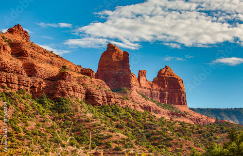 Spiritual Sedona Arizona red rock formations blue sky beauty