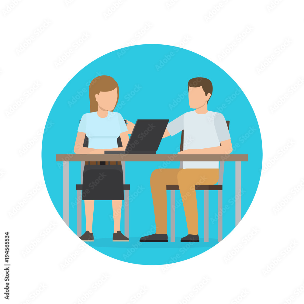 Start Up Banner Workers Job Vector Illustration Start Up Banner Workers Job Vector Illustration