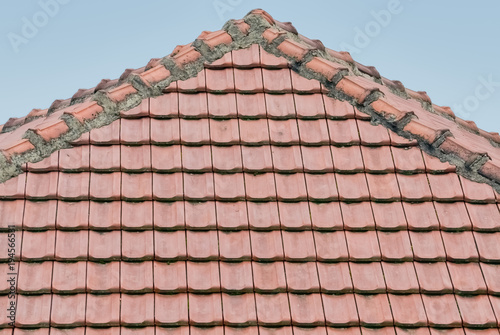 Closeup of roofing