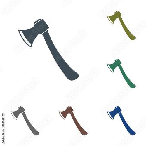 The ax icon. Axe symbol