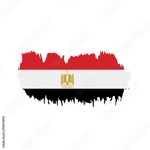 Egypt flag  vector illustration