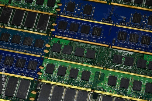 Fototapeta Old Memory Modules