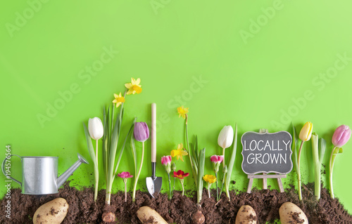 Locally grown produce