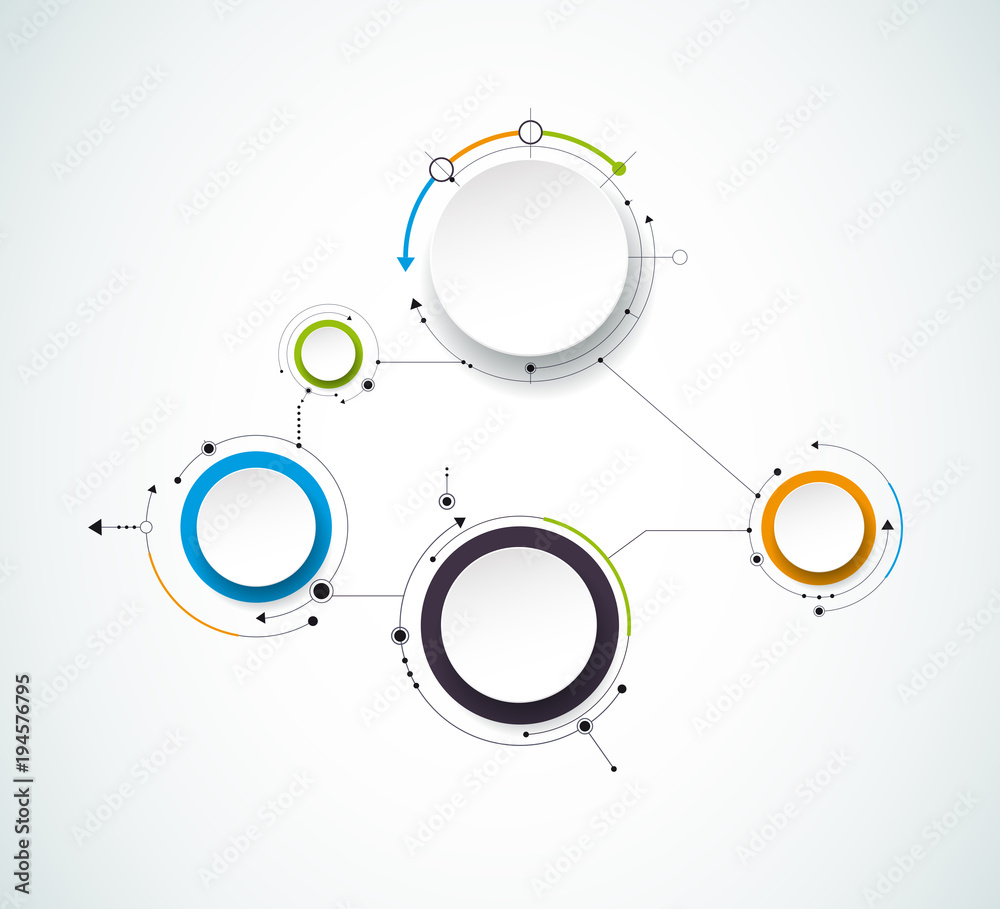 Vector abstract molecules with 3D paper label, integrated circles. Blank space for content, business, infographic template, diagram, network,web design. Vector abstract molecules with 3D paper label, integrated circles. Blank space for content, business, infographic template, diagram, network,web design.
