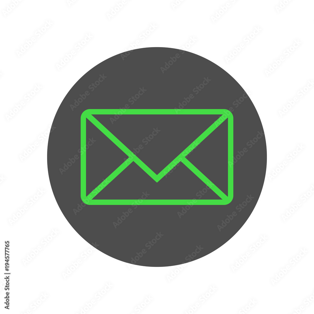 MESSAGE button. ENVELOPE icon. Vector. MESSAGE button. ENVELOPE icon. Vector.