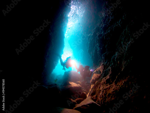  Caving diving in Atami city, Shizuoka prefecture, japan