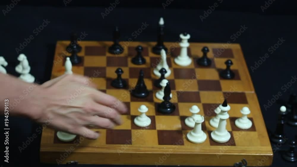 Game of chess. Friends in the competition play chess. World Chess Tournament. Victory and defeat. Checkmate. Bracing. King and Queen. Game of chess. Friends in the competition play chess. World Chess Tournament. Victory and defeat. Checkmate. Bracing. King and Queen.