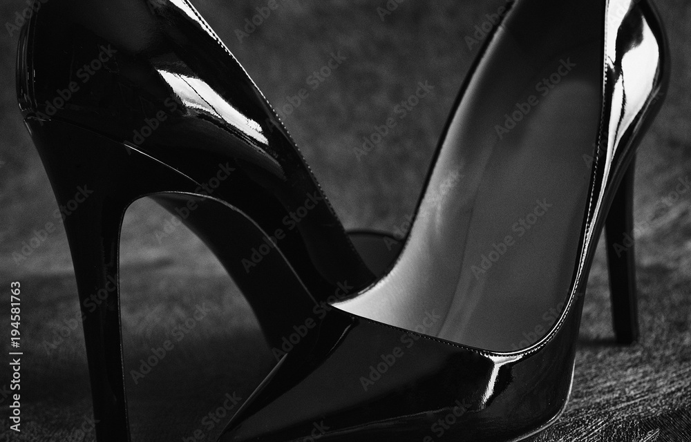 the black heels the black heels