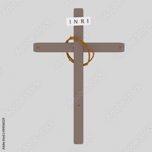 Cross Inri and christ Crown.
Isolate. Easy background remove. Easy color change. Easy combine! For custom illustration contact me. photo