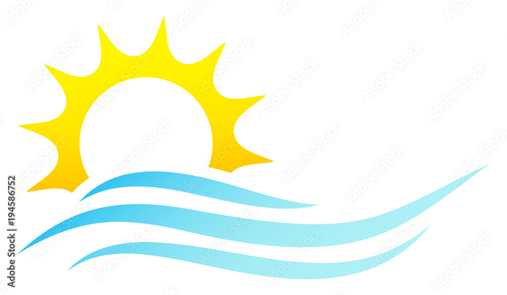 Obraz premium Summer Sun & Waves