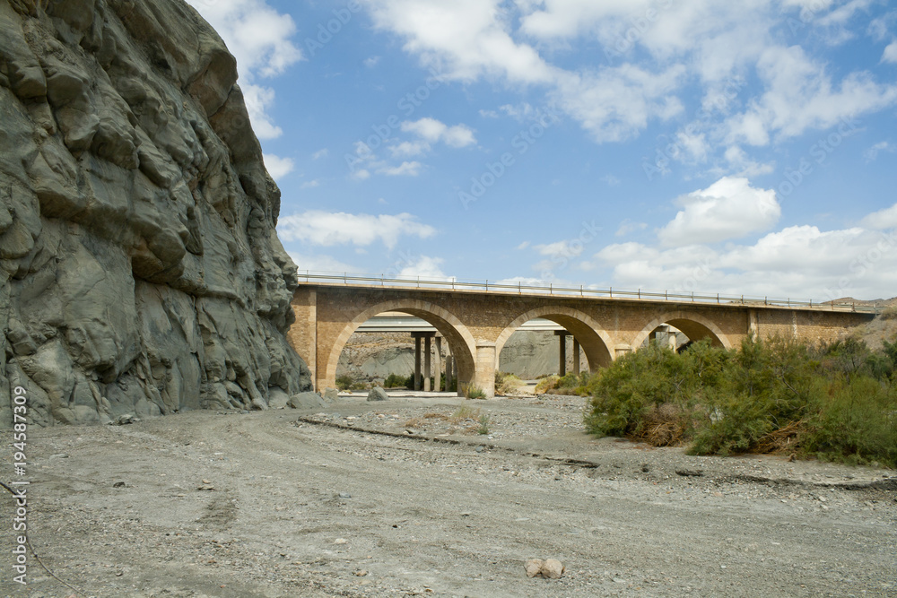 Desert Tabernas. landscape