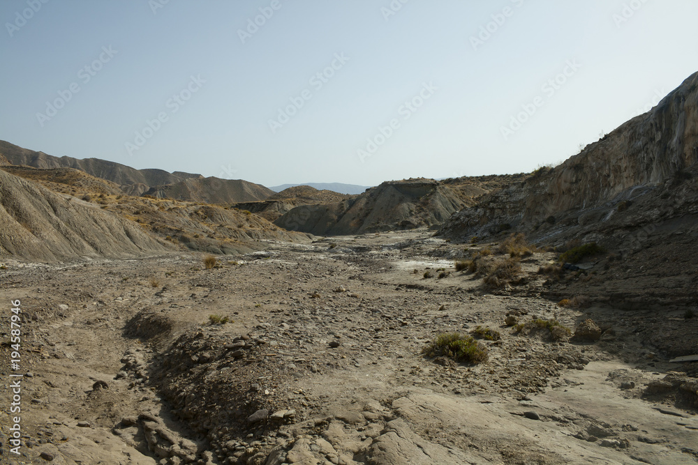 Desert Tabernas. landscape