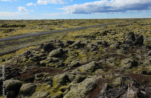 Unusual Icelandic landscape