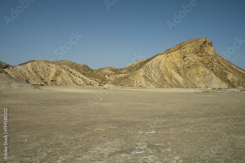 Desert Tabernas. landscape