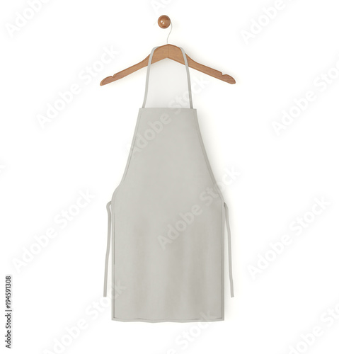 Canvas-taulu grey isolated apron