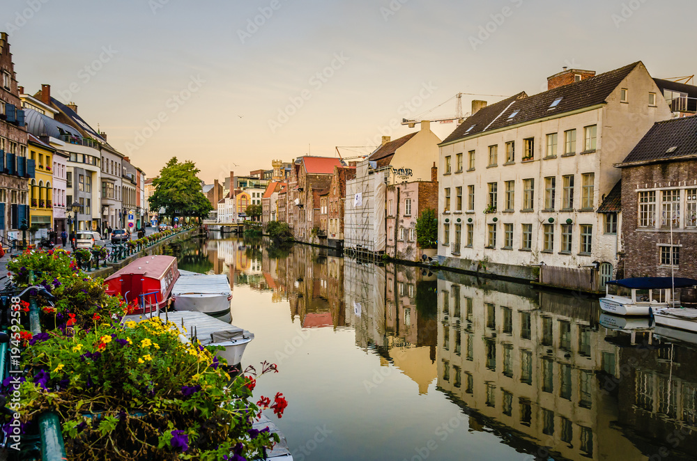 Fototapeta premium Belgian town of Gent