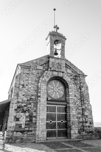 Church of San Juan de Gaztelugatxe on top of an island photo