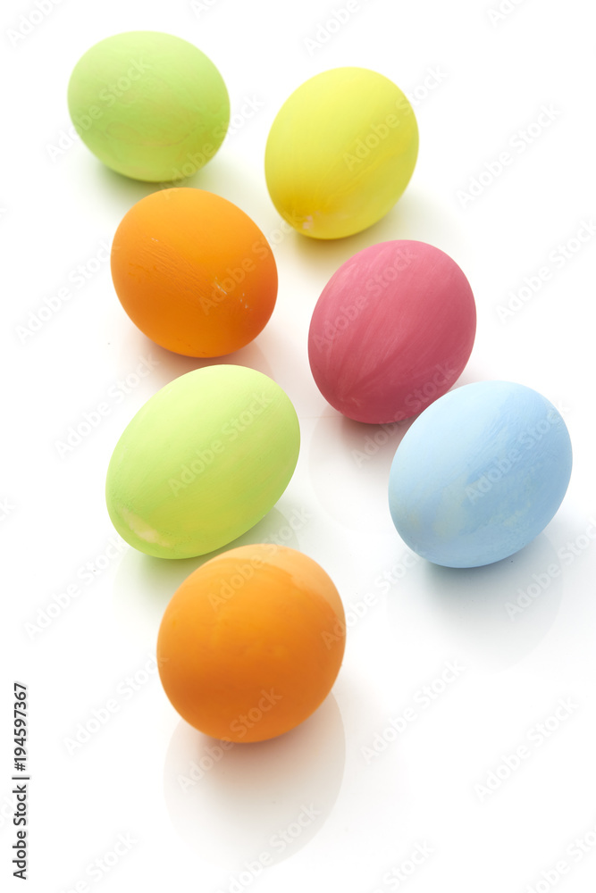 Easter Festival Backgrounds with colored eggs
