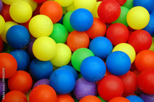 detail of colored balls