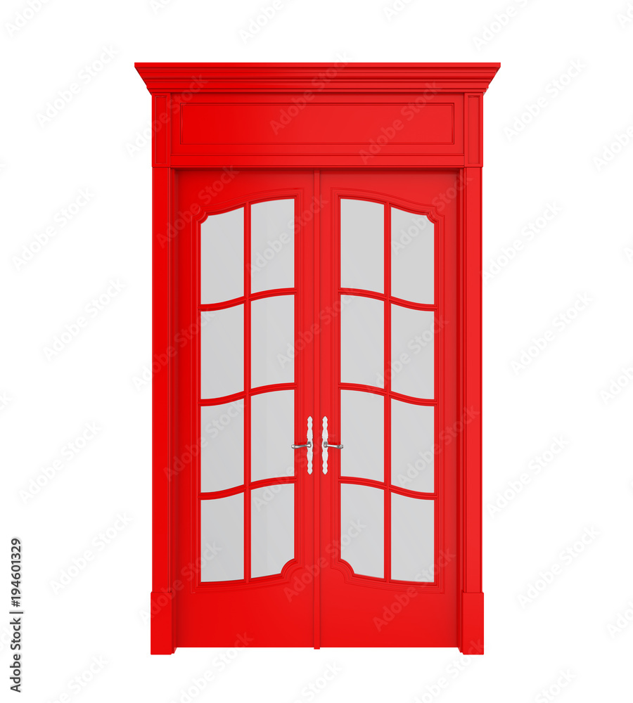 Closed Doors Isolated