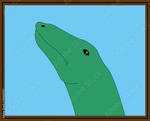 Diplodocus selfie