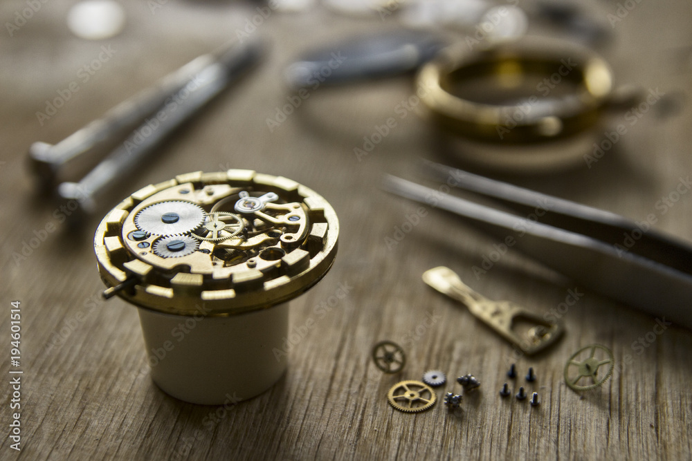 process of repair of mechanical watches