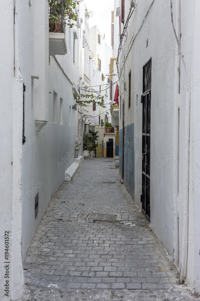 Streets, corners, details and corners of Tanger