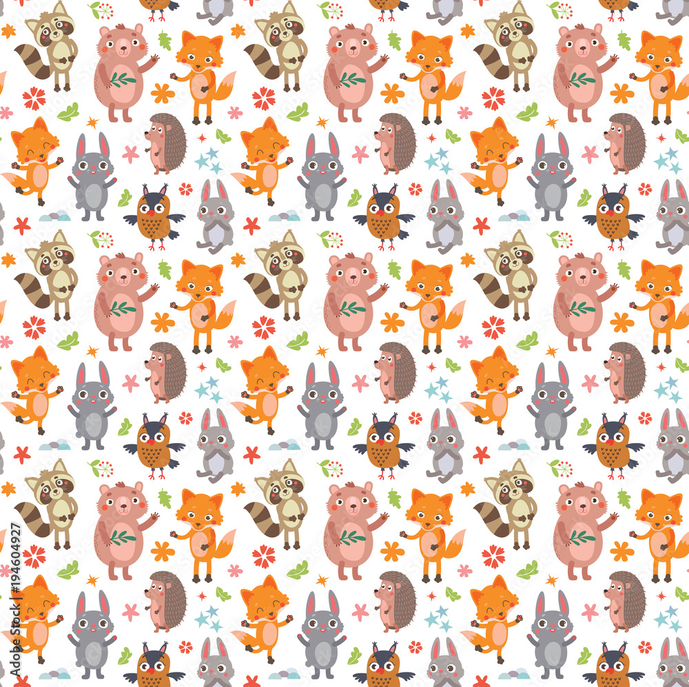 funny animals pattern funny animals pattern