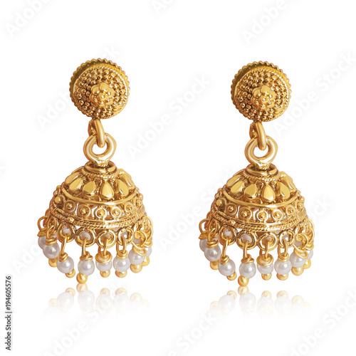 Traditional Indian style earrings for festive season 