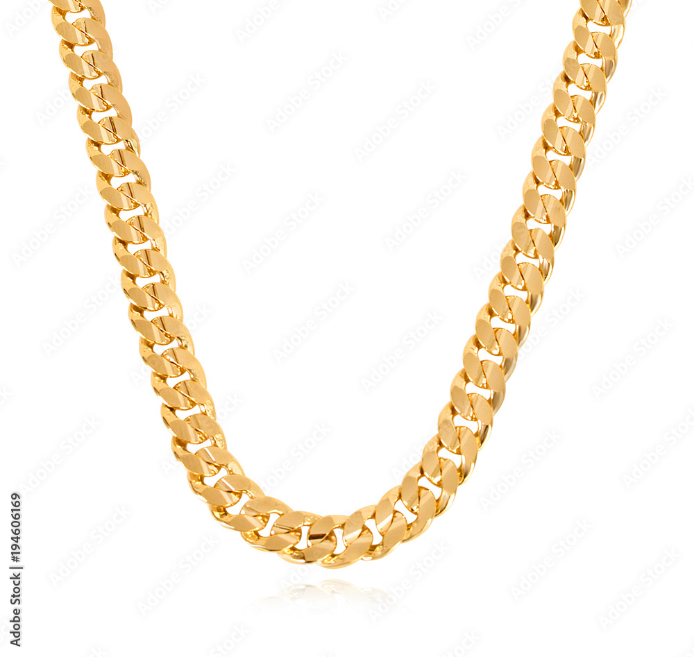 Obraz premium unique gold chain
